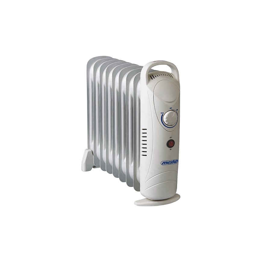 Mesko Home MS7805 Для помещений Белый 1000 W Масляный электрический обогреватель