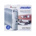 Mesko Home MS7805 Для помещений Белый 1000 W Масляный электрический обогреватель Mesko Home MS7805 Для помещений Белый 1000 W Масляный электрический обогреватель