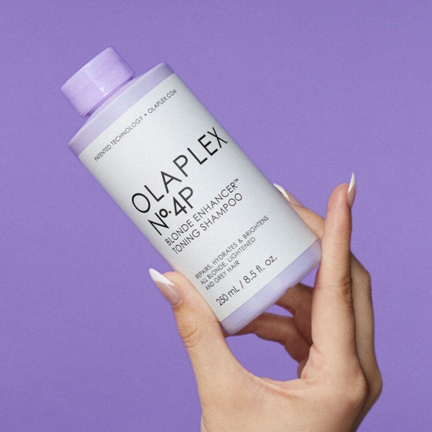 Olaplex No. 4-P Blonde Enhancer 250 ml Šampūnas Profesionalus Moteriškas – 5