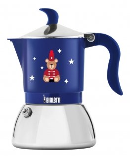 Bialetti 0006649 manual coffee maker Moka pot 0.473 L Blue, Red, Stainless steel