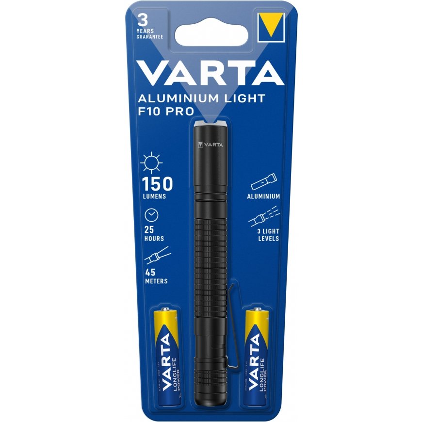 Varta 16606 Alumīnijs Rokas lukturis LED – 2
