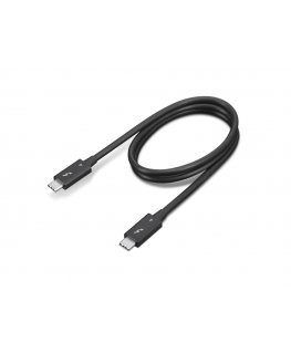 Lenovo 4X91K16968 Thunderbolt kabelis 0,7 m 40 Gbit/s Melns