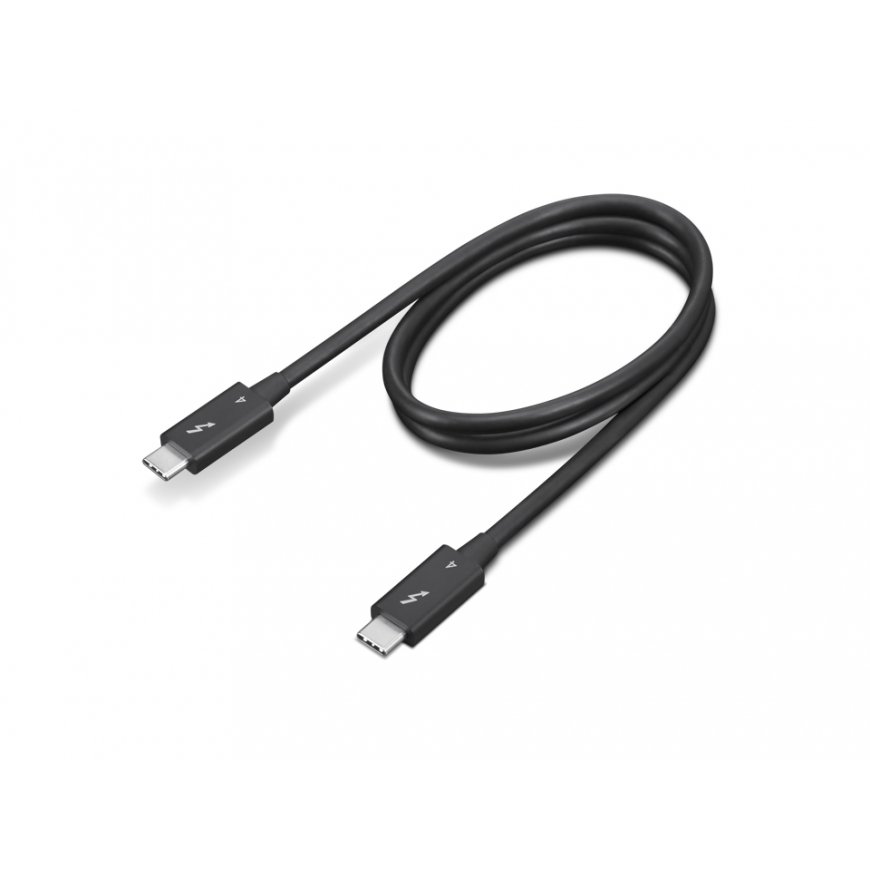 Lenovo 4X91K16968 Thunderbolt-kaapeli 0,7 m 40 Gbit/s musta