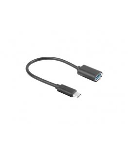 Lanberg AD-UC-UA-04 USB cable USB 3.2 Gen 1 (3.1 Gen 1) 0.15 m USB A USB C Black