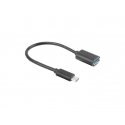 Lanberg AD-UC-UA-04 USB kabelis USB 3.2 Gen 1 (3.1 Gen 1) 0,15 m USB A USB C Melns Lanberg AD-UC-UA-04 USB kabelis USB 3.2 Gen 1 (3.1 Gen 1) 0,15 m USB A USB C Melns