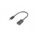 Lanberg AD-UC-UA-04 USB kabelis USB 3.2 Gen 1 (3.1 Gen 1) 0,15 m USB A USB C Melns Lanberg AD-UC-UA-04 USB kabelis USB 3.2 Gen 1 (3.1 Gen 1) 0,15 m USB A USB C Melns