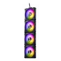 XPG HURRICANE MAG Datora korpusam Ventilators 12 cm Melns 4 pcs XPG HURRICANE MAG Datora korpusam Ventilators 12 cm Melns 4 pcs