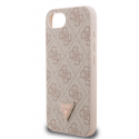 Guess PU 4G Strass Triangle Metal Logo Case for Apple iPhone 16e Guess PU 4G Strass Triangle Metal Logo Case for Apple iPhone 16e