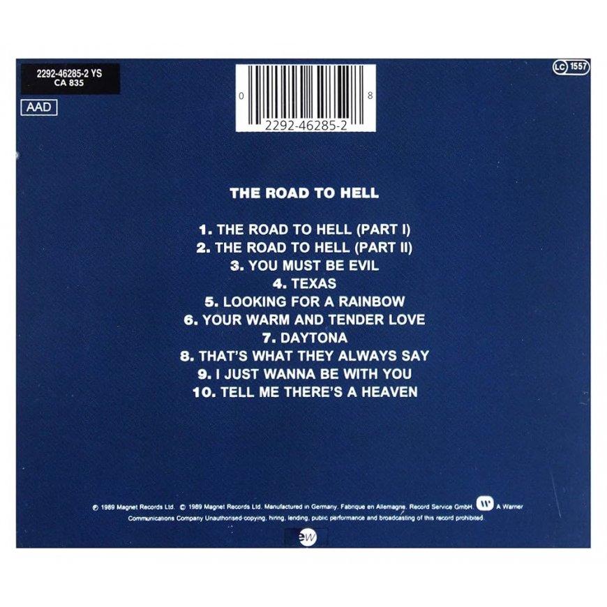 WARNER CHRIS REA "The Road To Hell"