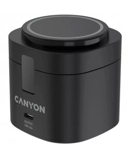 Dock для зарядки Canyon OnCharge 4-в-1, адаптер 65W, черный