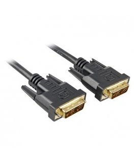Sharkoon 3m DVI-D to DVI-D (18+1) DVI cable Black