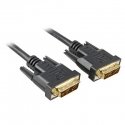 Sharkoon 3m DVI-D to DVI-D (18+1) DVI kabelis Melns Sharkoon 3m DVI-D to DVI-D (18+1) DVI kabelis Melns