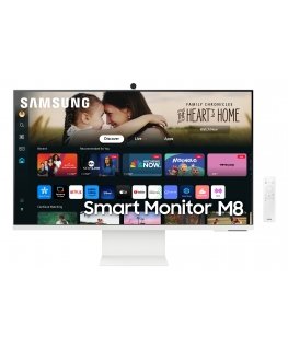 Samsung M80D computer monitor 81.3 cm (32") 3840 x 2160 pixels 4K Ultra HD LED White