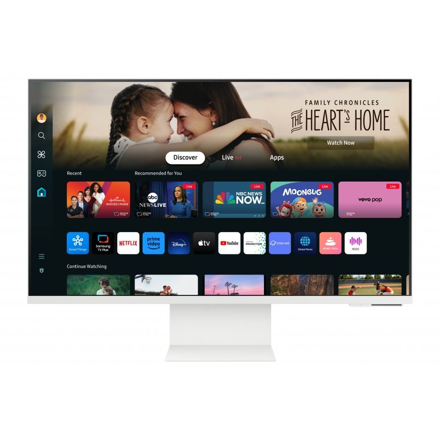 Samsung M80D computer monitor 81.3 cm (32") 3840 x 2160 pixels 4K Ultra HD LED White – 4