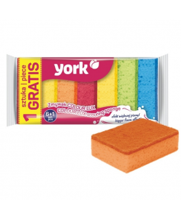 Dishwashing sponge COLOUR LUX 6+1 pcs.