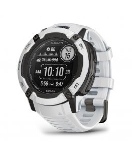 Garmin Instinct 2X Solar 2,79 cm (1.1") MIP 50 mm Digitaalne 176 x 176 pikslit Puutetundlik ekraan Valge GPS (satelliit)