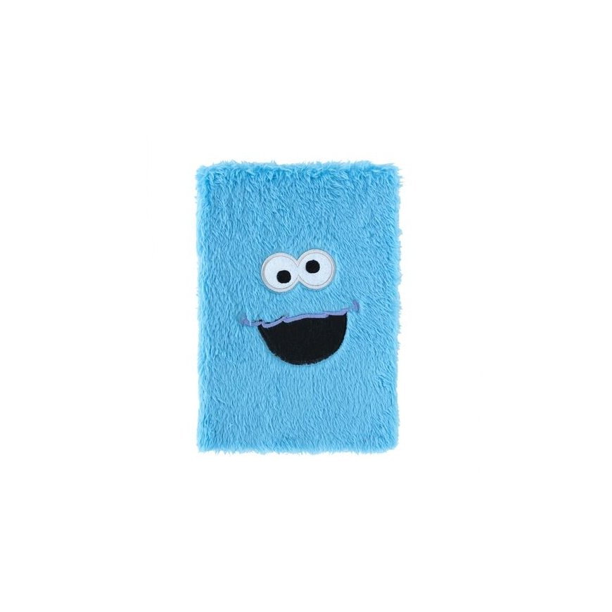 ERIK Sesame Street Cookie Monster A5 premium plush notebook – 2