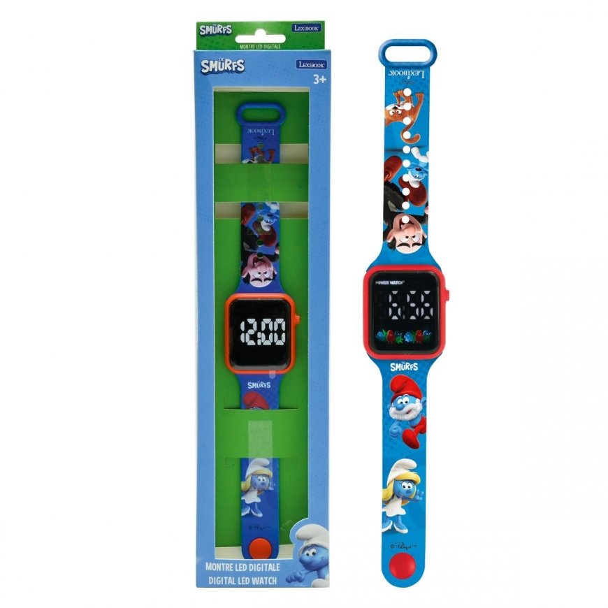 Lexibook Smurfs digitālā LED pulksteņš