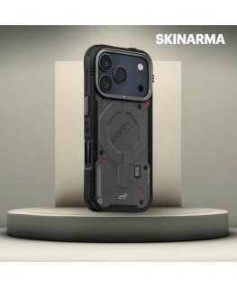 Skinarma Vigor MagSafe kaitsekate iPhone 17 Pro jaoks, grafiit.
