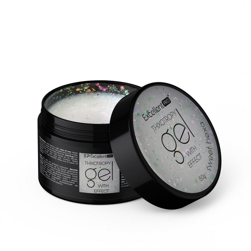Excellent Pro Tiksotropis gelis ar efektu „Sweet Hexa“ 50 g – 2