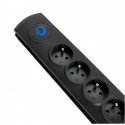 Qoltec 50112 viršįtampių ribotuvas Juoda 6 AC išvestis(ys / čių) 230 V 3 m Qoltec 50112 viršįtampių ribotuvas Juoda 6 AC išvestis(ys / čių) 230 V 3 m