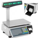 Steinberg Systems Komercijas svari ar LCD etiķešu printeri 30 kg / 15 g