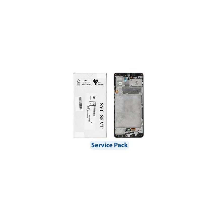 Alkuperäinen LCD-näyttö, joka on tarkoitettu SAMSUNG A12 A125F/A125U/A125W/A125M OEM ilman kehystä. – 2