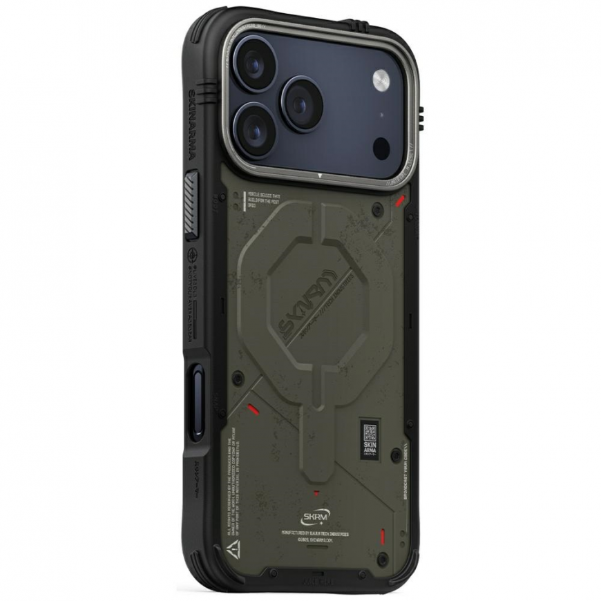 Etui Skinarma Vigor MagSafe do iPhone 17 Pro Max zielony