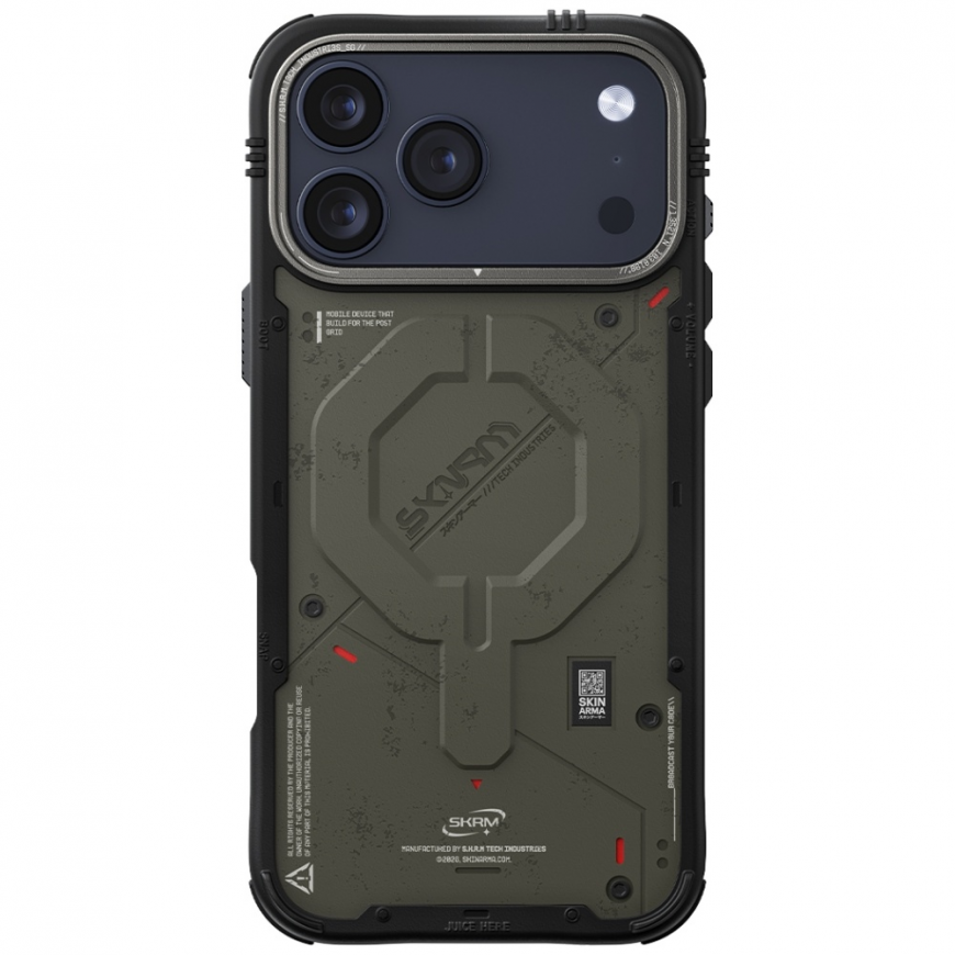 Etui Skinarma Vigor MagSafe do iPhone 17 Pro Max zielony – 3