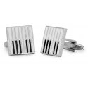 Gray hoop earrings with flowers Gray hoop earrings with flowers
