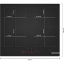 Bosch PVQ61CHB1E hob Black Built-in 59.2 cm Zone induction hob 4 zone(s) Bosch PVQ61CHB1E hob Black Built-in 59.2 cm Zone induction hob 4 zone(s)