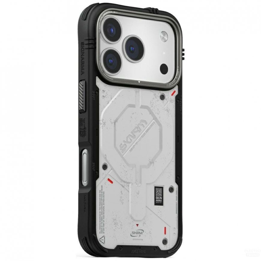 Dėklas Skinarma Vigor MagSafe iPhone 17 Pro šviesiai pilkas – 2