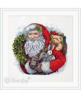Merejka Santa Claus with Wreath SK133
