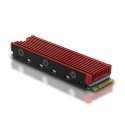 Axagon CLR-M2 arvuti jahutussüsteem M.2 NVMe SSD, SSD-draiv Kütteseade/radiaator Must, Punane 1 tk Axagon CLR-M2 arvuti jahutussüsteem M.2 NVMe SSD, SSD-draiv Kütteseade/radiaator Must, Punane 1 tk
