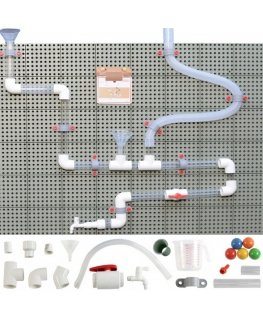 MASTERKIDZ System Rur Do Tablicy STEM 84 Elementtia Vesihautomato