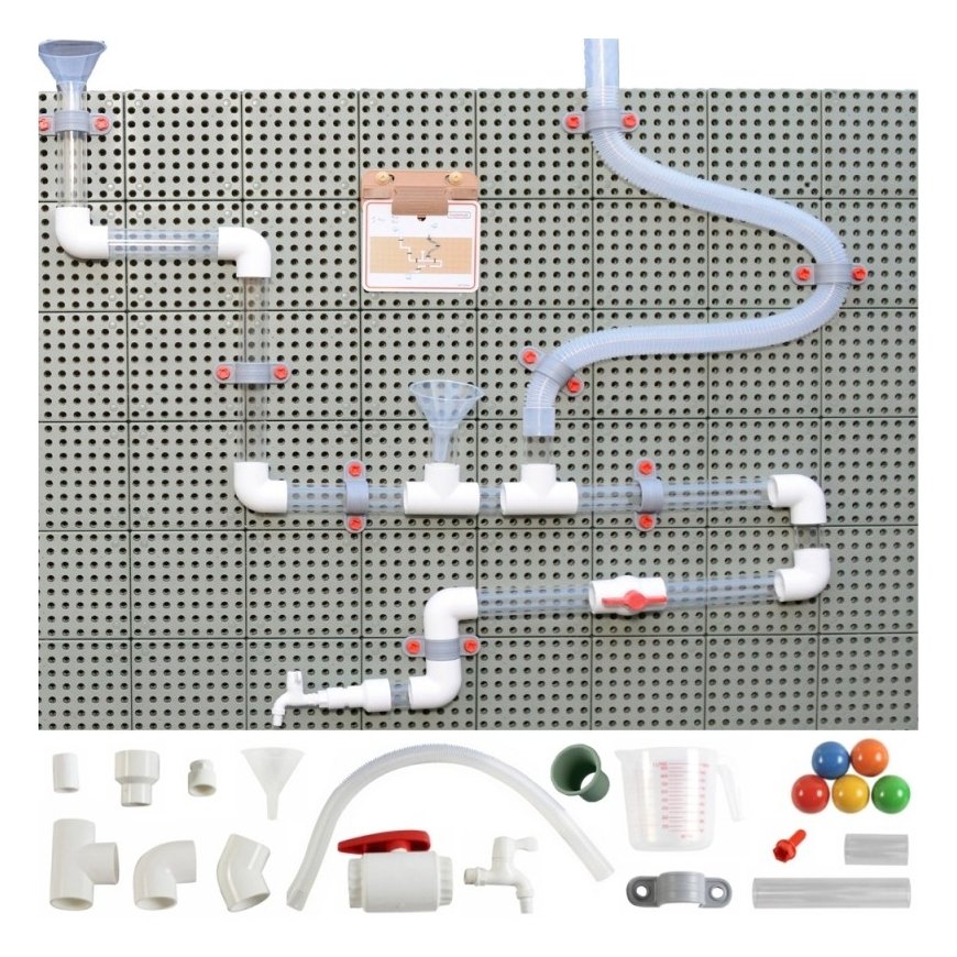 MASTERKIDZ System Rur Do Tablicy STEM 84 Elementtia Vesihautomato
