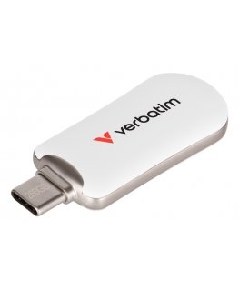 Verbatim Plectra USB-C Flash Drive White 256GB