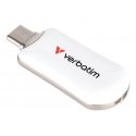 Verbatim Plectra USB-C Flash Drive White 256GB Verbatim Plectra USB-C Flash Drive White 256GB