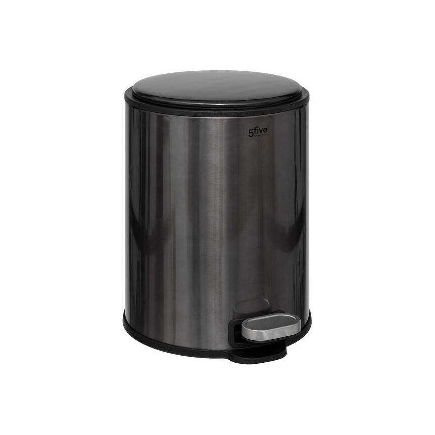 DELTA metallprügikasti, must, 30 l – 2