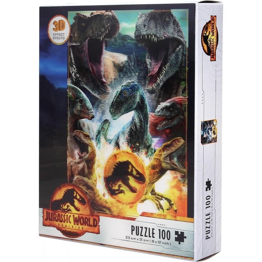 Sd Toys Jurassic World Dinosaurs 3D puzzle 100pcs