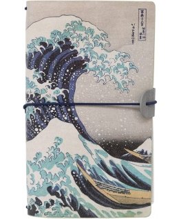 ERIK Lielā viļņa Kanagawa Hokusai ceļojumu piezīmju grāmata