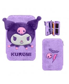 Bērnu licencēšana Hello Kitty Kuromi dubultais zīmuļu maisiņš