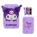 Vaikų licencija Hello Kitty Kuromi dvišalis pieštukų dėklas Vaikų licencija Hello Kitty Kuromi dvišalis pieštukų dėklas