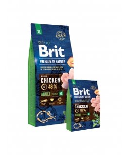 Brit Premium by Nature Adult XL 15kg Kana, Lohi Aikuinen