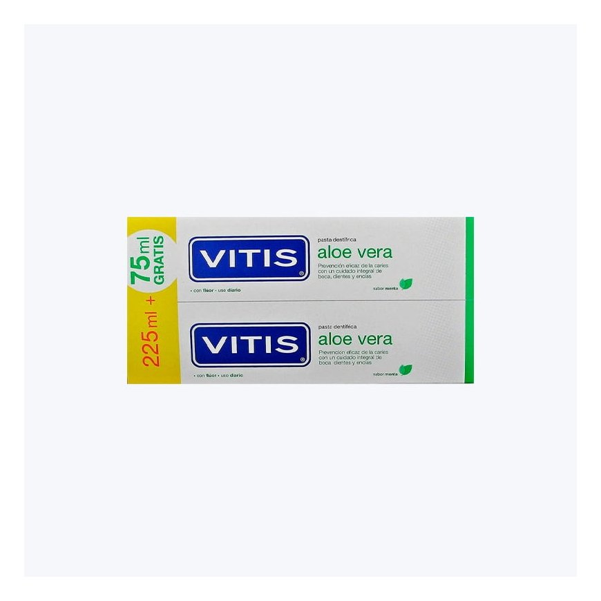 Vitis Aloe Vera Toothpaste with Aloe Vera 150ml x 2 pcs