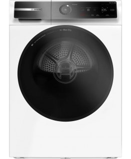 Bosch Serie 8 WRB247C40 veļas žāvētājs Brīvi novietots Ielādēšana no priekšas 9 kg Balts