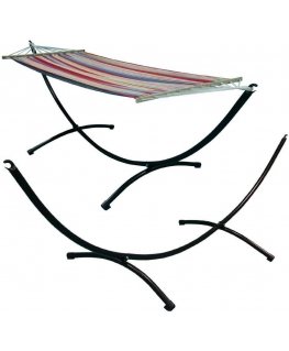 Saska Garden ГАМАК СТОЙКА МЕТАЛЛИЧЕСКАЯ РАМА 295x95x100 см 150 кг