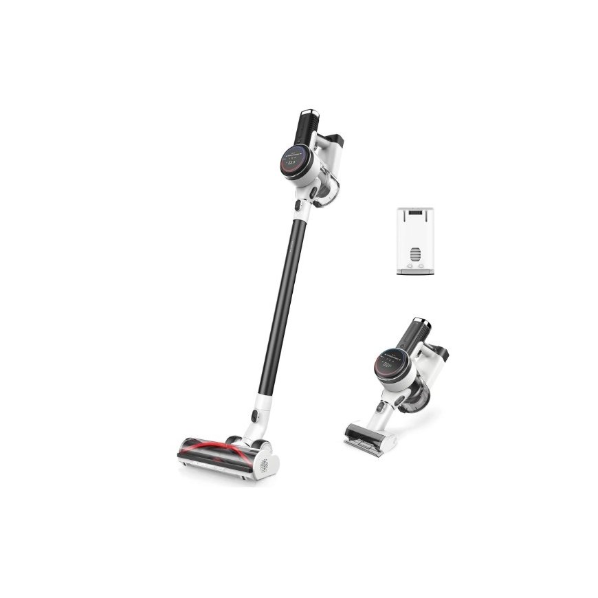 Tineco PURE ONE S12 Smarter Dulkių siurblys-šluota „du viename“ Baterija Sausa HEPA Bemaišis Juoda
