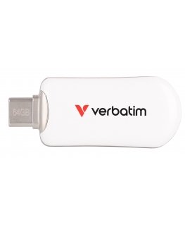 Verbatim 30228 USB флеш накопитель 64 GB USB Type-C 3.2 Gen 1 (3.1 Gen 1) Белый