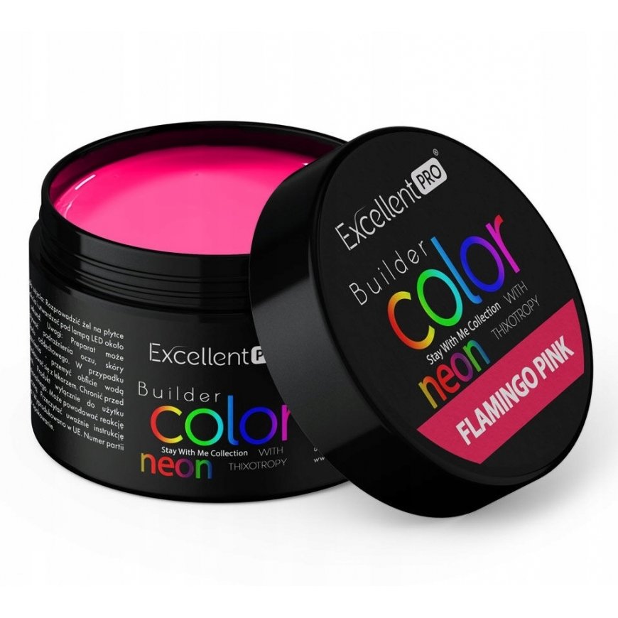 Excellent Pro Neon Construction Paint with Thixotropy Flamingo Pink 15g – 2